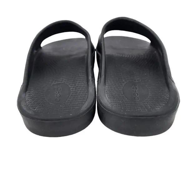 Oofas OOAH Black Slide Unisex Recovery Slip On Sandals Size 11 Woman's Size 13 - Picture 3 of 6